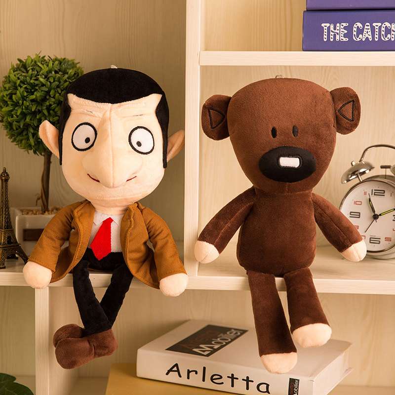 No. Dos productos vendedores calientes de dibujos animados cerdo Mr. Bean oso peluche juguete muñeca al por mayor gran cantidad congyo image 3