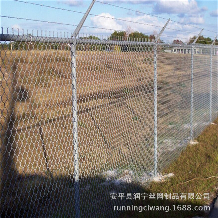 勾花网各种配件60和48喷塑单双臂支架