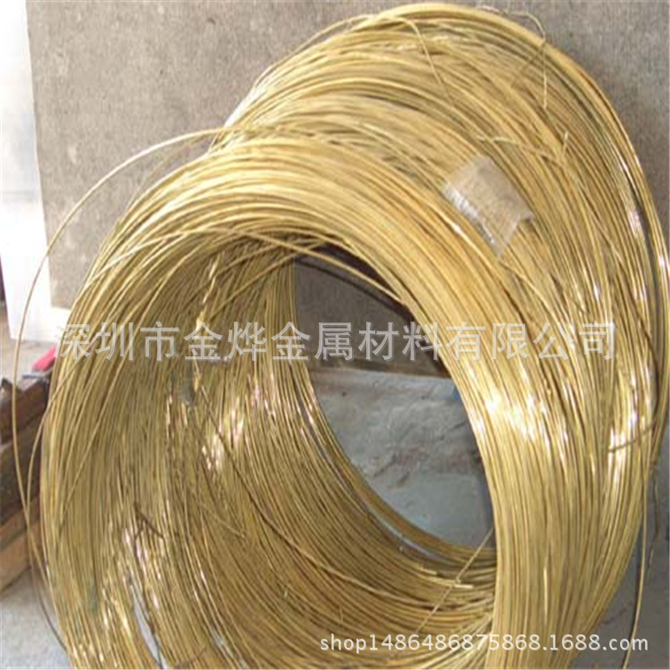 供应优质环保黄铜线H65 H68 H70异性黄铜扁线 黄铜方线