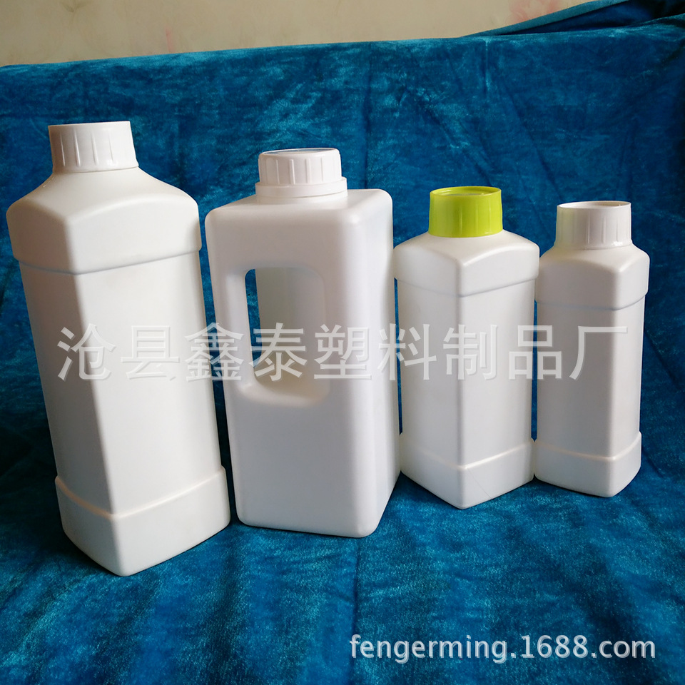 厂家现货供应1000ml方瓶1升塑料瓶洗衣液瓶支持来样