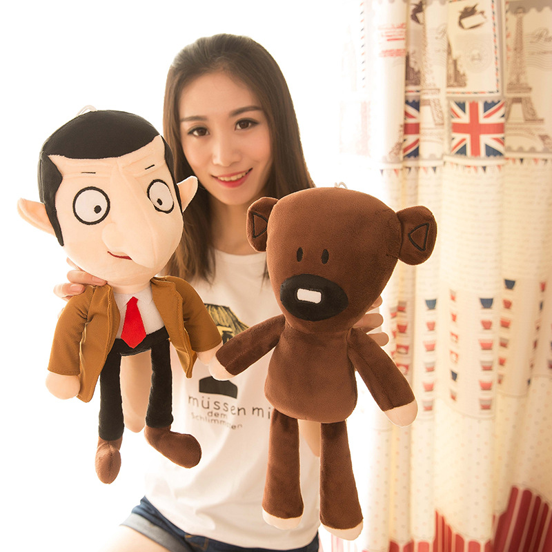 No. Dos productos vendedores calientes de dibujos animados cerdo Mr. Bean oso peluche juguete muñeca al por mayor gran cantidad congyo image 4