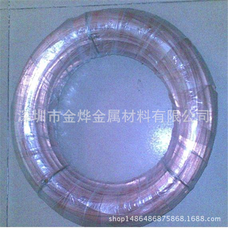 弹簧线专用磷铜线、黄铜线 T2紫铜线 镀锡紫铜硬线 Φ0.6mm现货