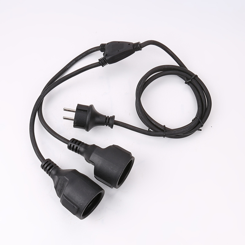 16A欧规电源线供应 厂家供应 德国VDE认证欧规电源插头连接线