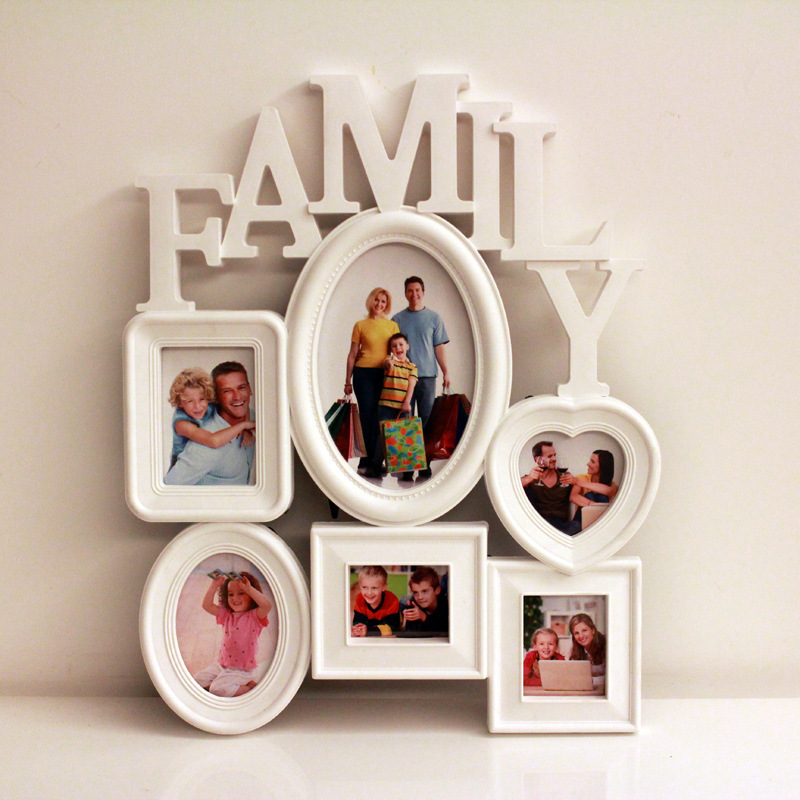 Cross-border small size family family photo frame combination one-piece wall-mounted photo wall classic wedding studio wholesale Cross-border small size family family photo frame combination one-piece wall-mounted photo wall classic wedding studio wholesale