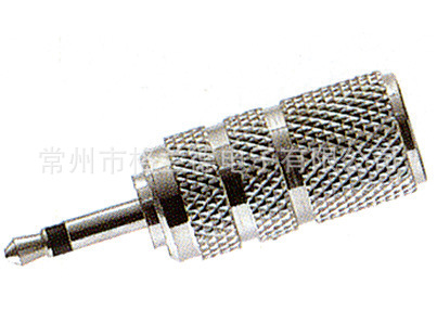 优质2.5-2插/3.5-2口金属镀镍2.5单声插转3.5单声座音频耳机转换