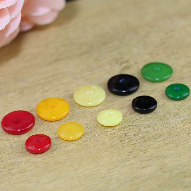 2*6mm,8m imitation ivory spacer flat piece color spacer jelly spacer imitation ivory material beads accessories