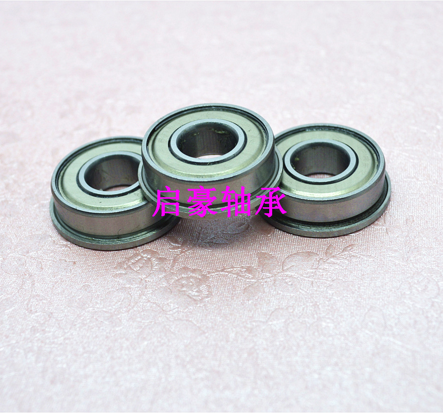 现货供应F63800ZZ轴承 10*19*7法兰轴承 法兰盘直径Φ21mm