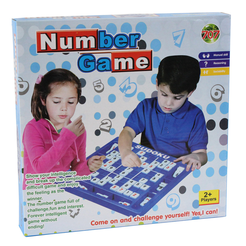 Sudoku para niños inteligencia de juguete juego de pensamiento lógico Jiugongge juego digital ajedrez juguete de escritorio exportación transfronteriza