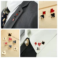 Playing cards, brooch, set, denim accessory, pin, Amazon