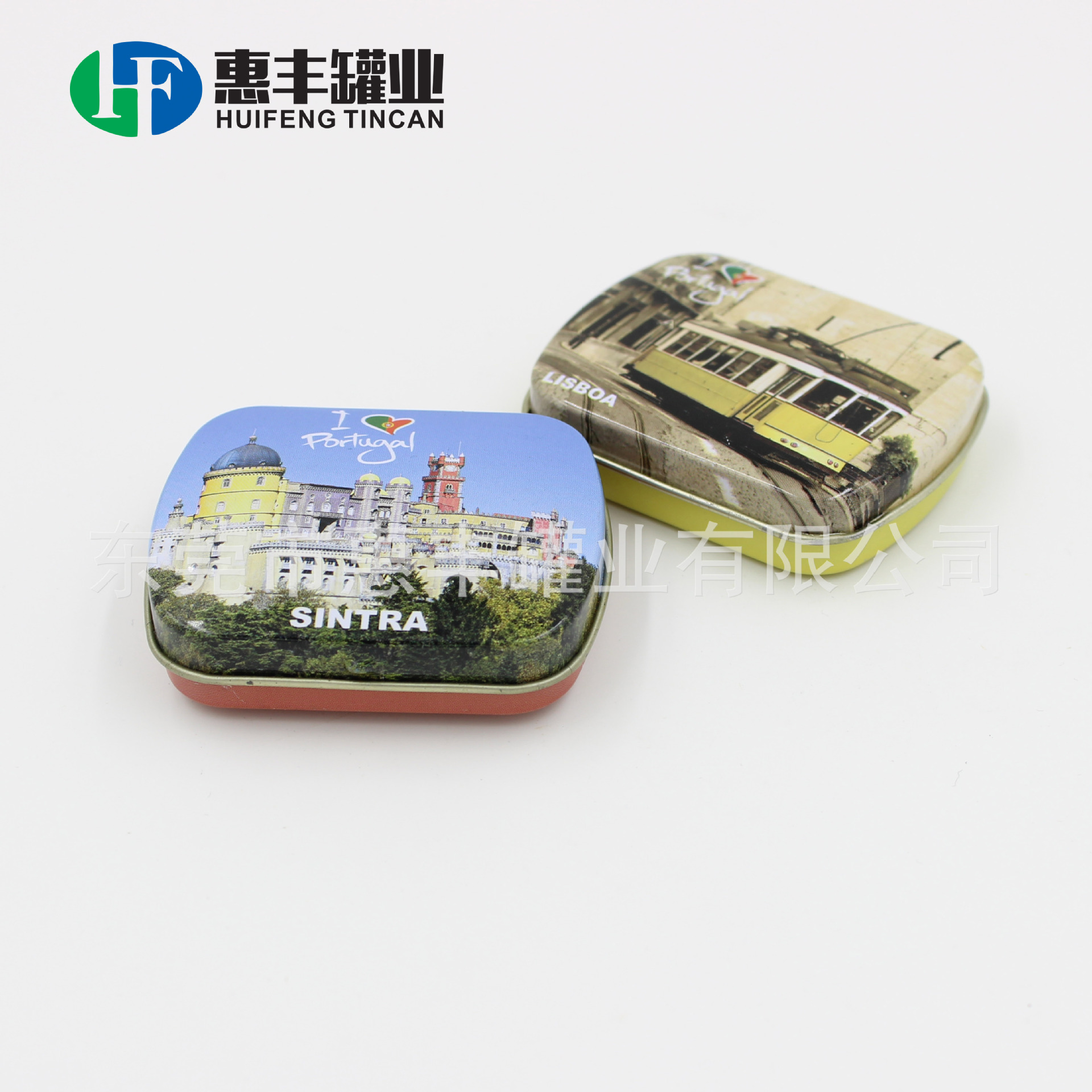 供应口袋糖果盒马口铁罐 书包仔口香糖铁盒金属食品铁罐 TIN BOX