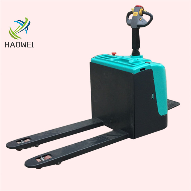 2吨自走式电动搬运车叉车 蓄电瓶托盘车搬运机 电动液压地牛