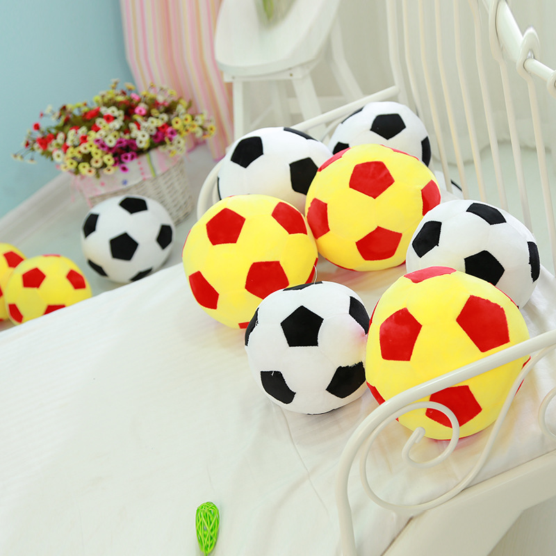 Fábrica al por mayor de fútbol almohada peluche juguete enseñanza suministros niños danza apoyos actividad escolar regalos