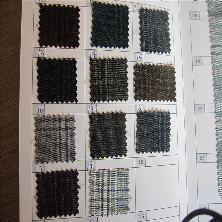 新款春夏TR格子面料 精品男装休闲服装面料