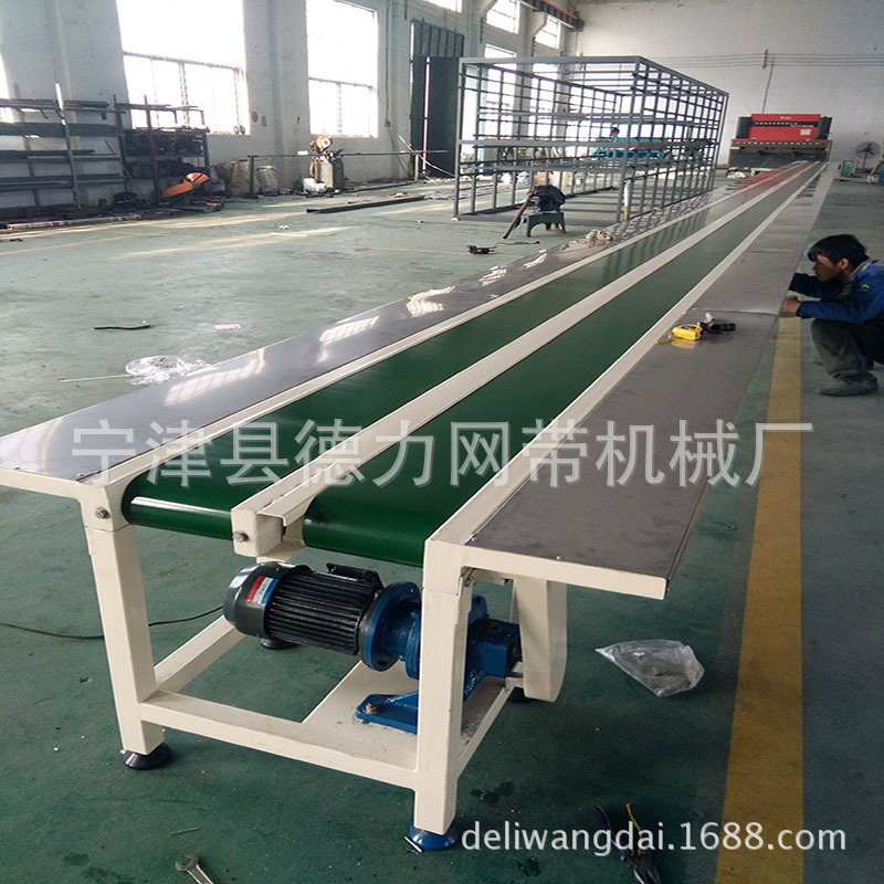 皮带输送机小型不锈钢移动式爬坡带式输送机 加工流水线