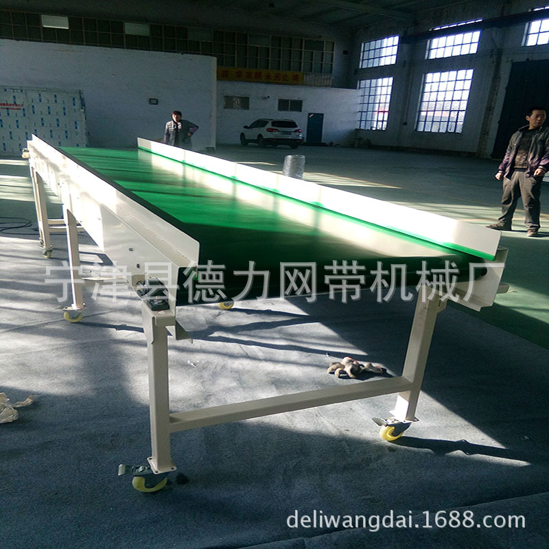皮带输送机双侧输送皮带输送机铝型材皮带输送流水线 转弯输送机