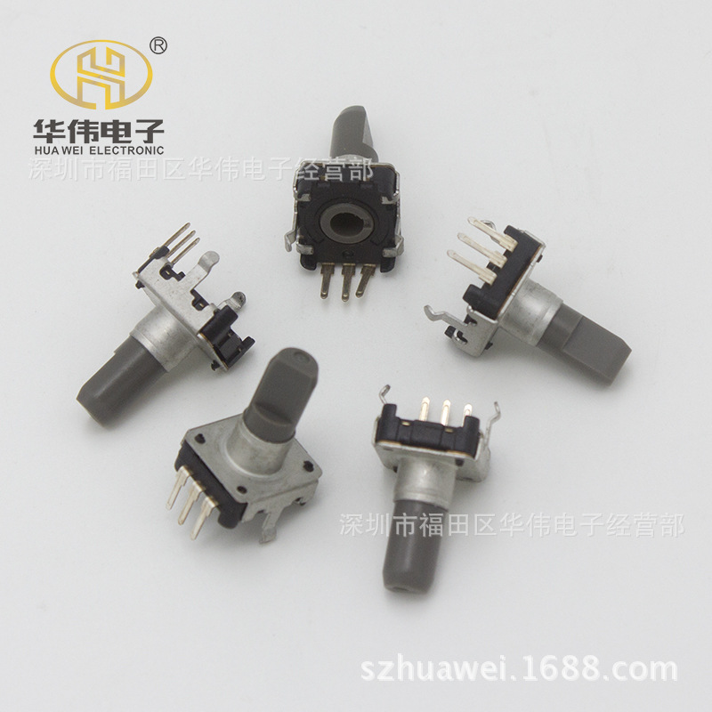 编码器  12档位扁轴15mm无开关增量式脉冲编码器  音响功放调节电