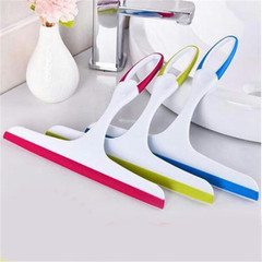 Rubber Glass Scraper Cleaning Tool Glass Wiper Window Cleaner Bathroom Tile Dual-Sided Squeegee Factory Wholesale