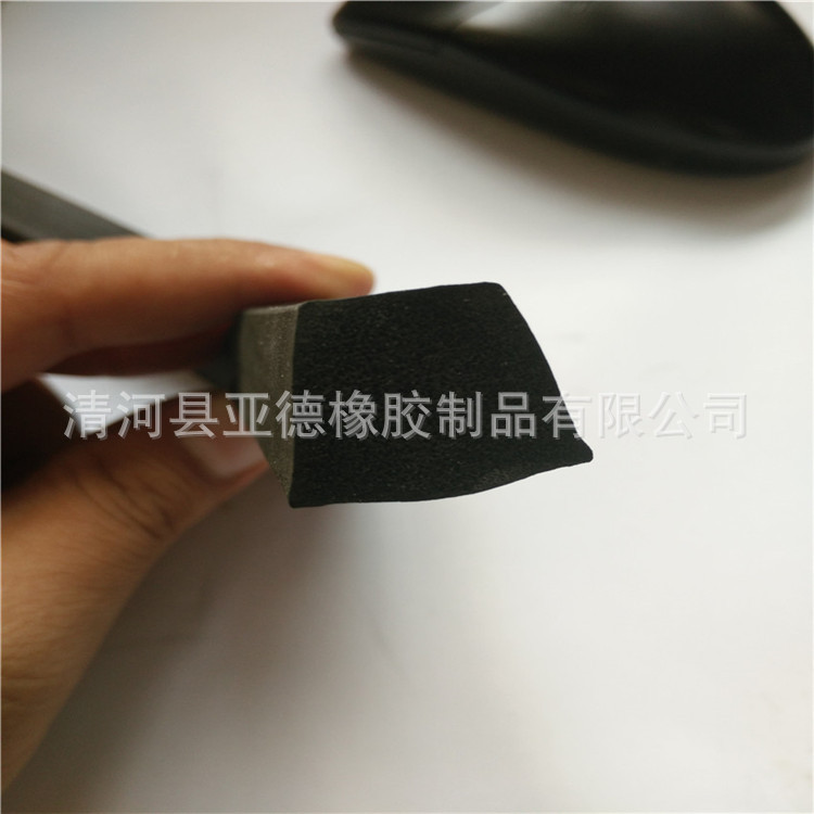 厂家直销 水密门橡胶密封条 三元乙丙橡胶发泡条 人防门密封条