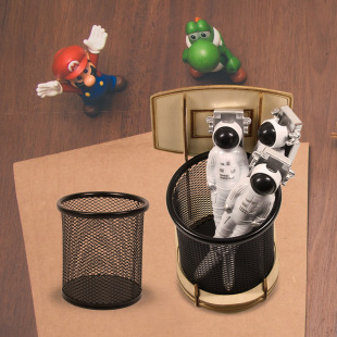 Foreign trade DIY basketball fans office basketball rack pen holder desktop decoration office learning Entertainment Pen Holder