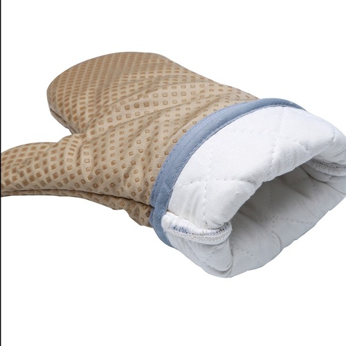 Grid Silicone Gloves Microwave Heat Insulation High Temperature Resistance Anti-Slip Oven Baking Pot Handling Direct Manufacturer Sale