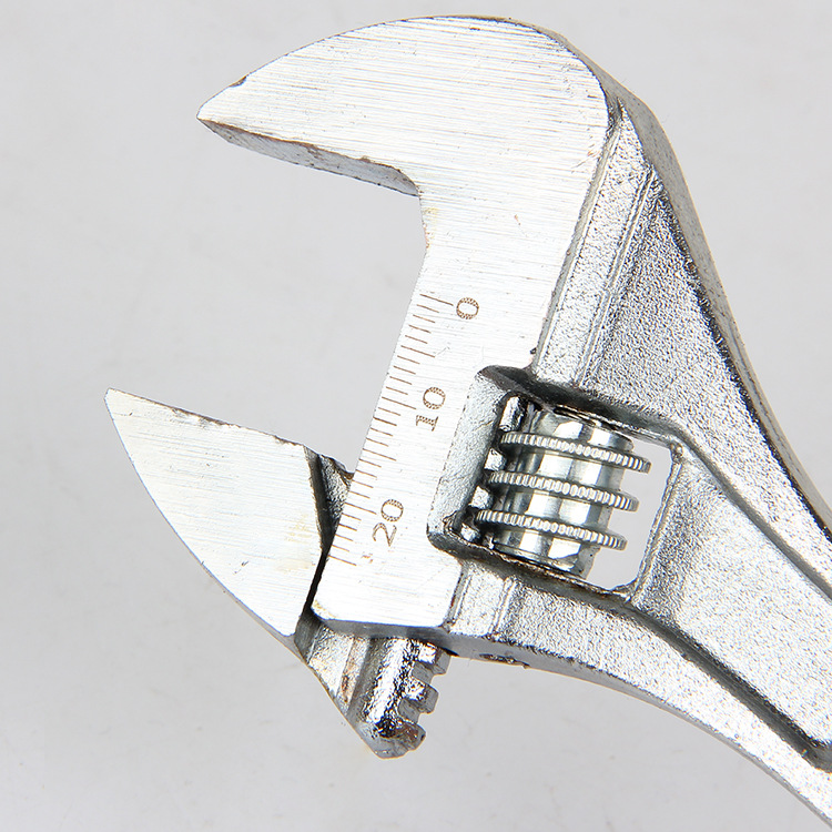 Llave móvil de la serie Yongkang Henglida L212 con diseño de escala Llave móvil de 8/10 pulgadas