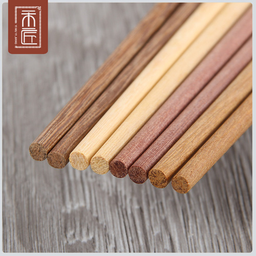 One wood, one craftsman, hot pot chopsticks, fried noodles, extended chopsticks, wooden unpainted male chopsticks, chicken wing wooden chopsticks 42cm