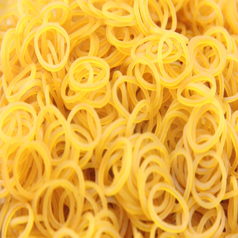 橡皮筋 牛皮筋 橡胶圈 乳胶圈 橡皮圈06皮套黄颜色