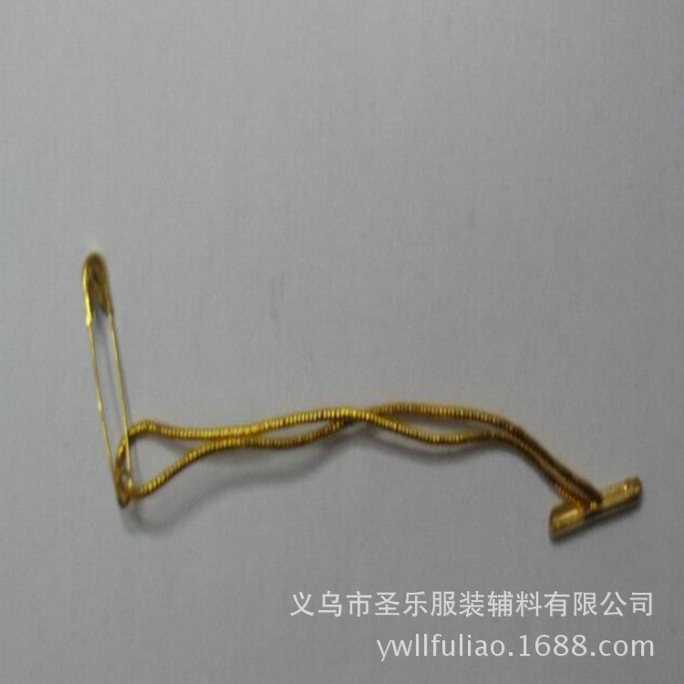 供应别针吊绳/制作棉线吊粒/服装吊线/金属头吊线
