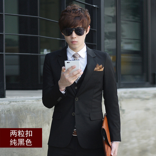 Demi-season professional men's casual classic suit jacket