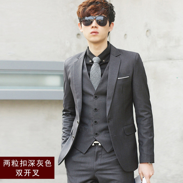 Demi-season professional men's casual classic suit jacket