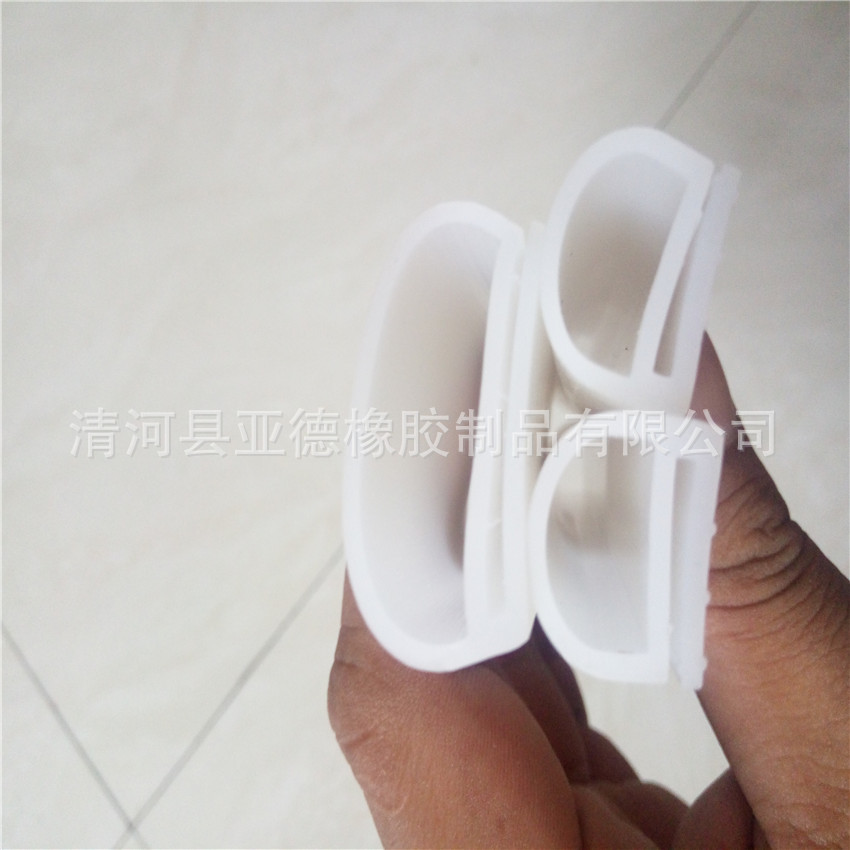 B型三元乙丙橡胶冷藏柜冷库门密封条双e型专用保温防尘冷库密封条