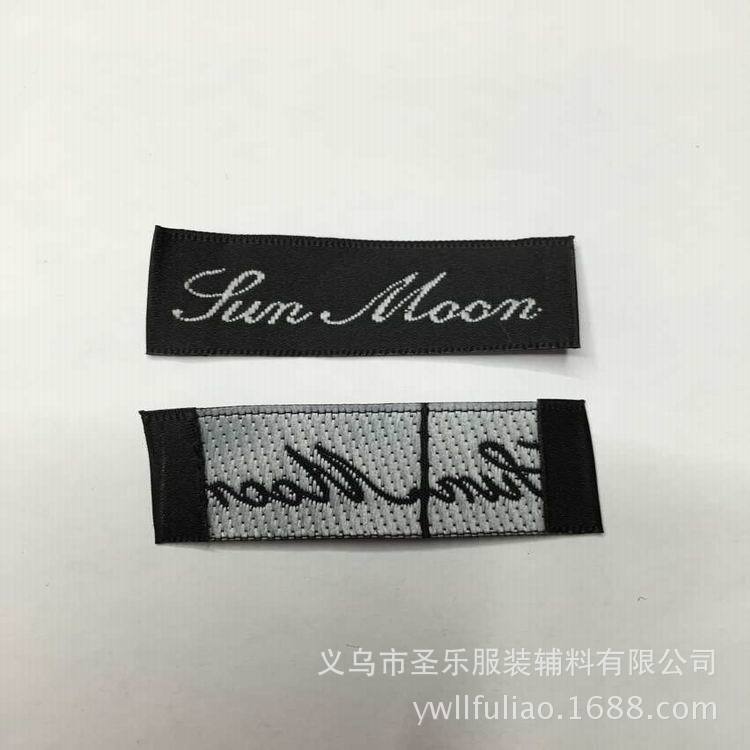 厂家供应电脑织标织唛时尚服装对折织唛印服装配饰标签领标批发