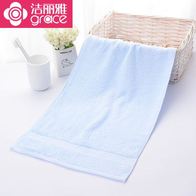 Jialiya 純綿タオル 100 綿タイプ A 無地洗顔タオル共同購入卸売福祉会議ギフト 6717|undefined