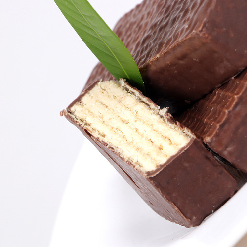 Large Cow Wafer Russian Big Cow Wafer Konti Kangji Chocolate Wafer Snack Candy 500g