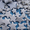 Pentagon -shaped pentagonal white pentagram Plastic bead color star -shaped plastic bead DIY accessories