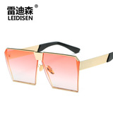 Модные квадратные трендовые солнцезащитные очки, европейский стиль, оптовые продажи