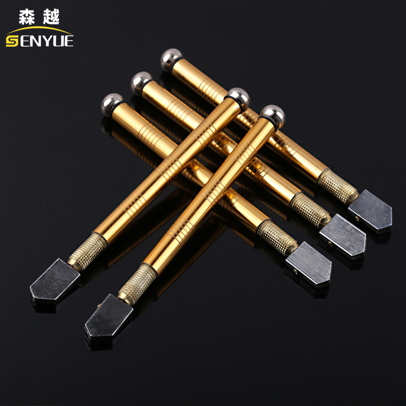 Factory wholesale roller glass knife metal pen Diamond Glass knife glass cutting tools