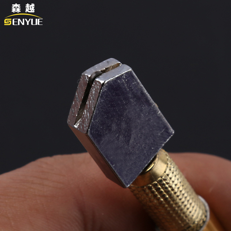 Fábrica al por mayor rodillo cortador de vidrio metal penholder diamante cortador de vidrio herramienta de corte de vidrio