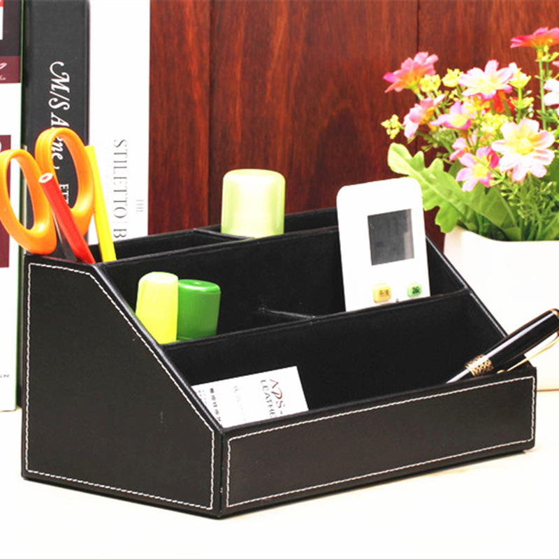 Organisateur créatif bureau boîte de rangement bureau papeterie siège de stockage téléphone portable télécommande boîte de rangement multi-grille boîte de rangement