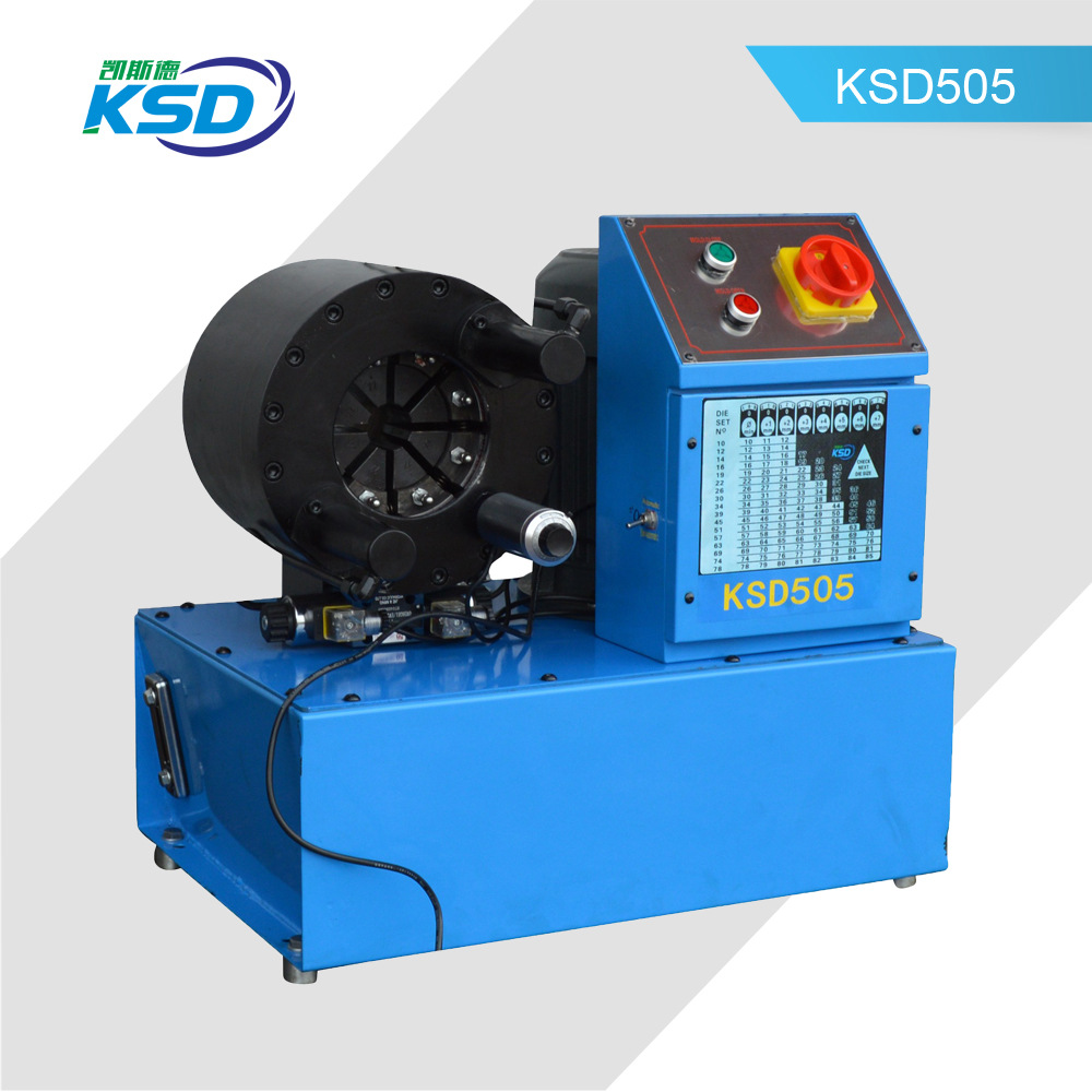 液压油管锁管机 6-51mm高低压油管扣压机 农机配件油管压管机