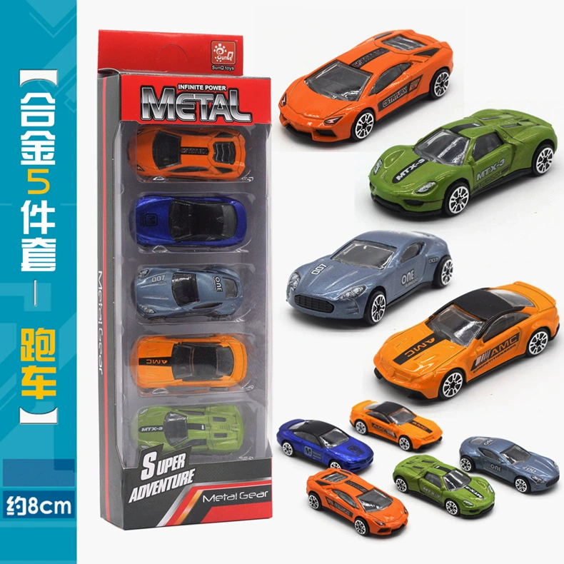 Металлический набор, моделирование инженерной техники, экскаватор, танк, toy car, 5 штук