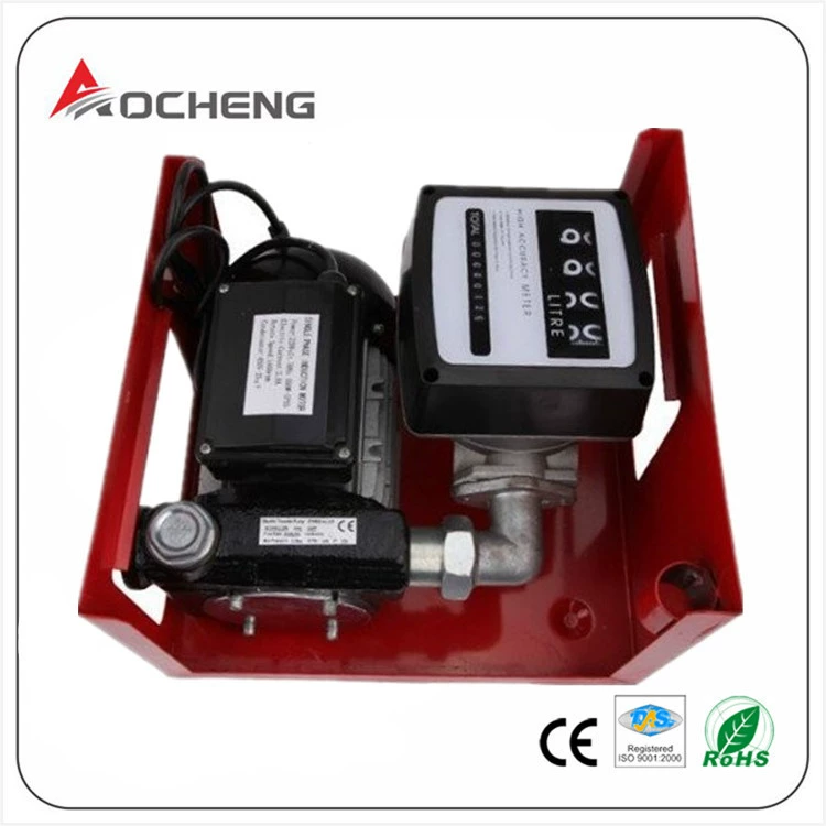 80 л большой поток, установленный на транспортном средстве, небольшой топливный насос, электрический топливный дозатор, электрический дизельный насос 220 В, промышленный и сельскохозяйственный насос