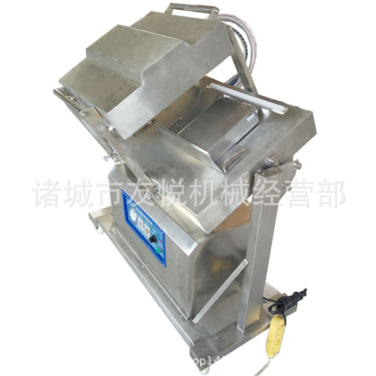 500双室真空包装机多功能倾斜真空包装机牡丹江大米真空包装机