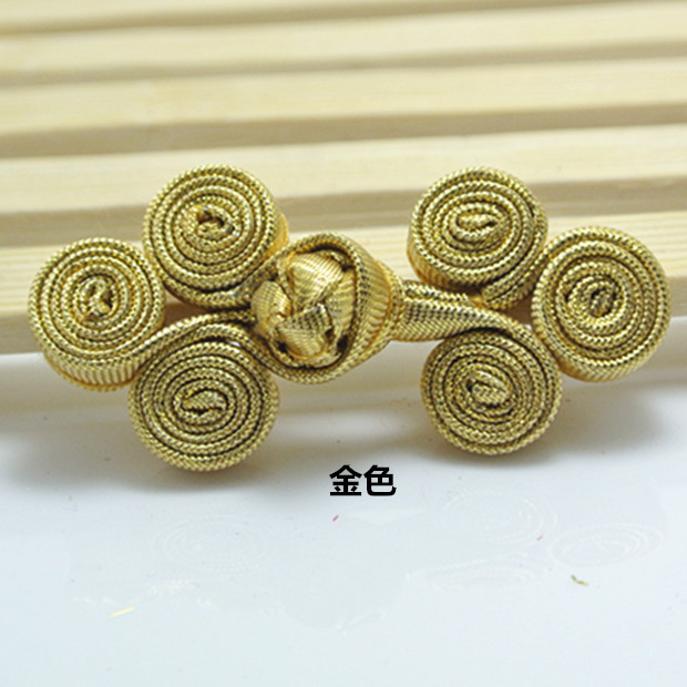 三轮盘扣扣子唐装旗袍上衣扣民族风喜帖盘扣唐装上衣盘扣