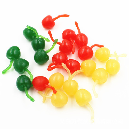 Simulation Food Play Small Number Cherry Mini Cherry Small Fruit DIY Material Resin Accessories Clay Cream Accessories