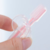 Children's toothbrush for baby teeth, soft silica gel practice for training, 0-1-2-3 years