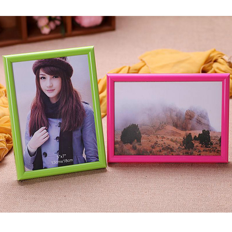 Creative plastic gift photo frame 6-inch 7-inch 8-inch manufacturer 4K8K picture frame studio wedding photo frame decoration