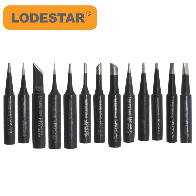 乐达（LODESTAR）L951-T-K系列无铅烙铁咀烙铁头K型咀936焊台刀头