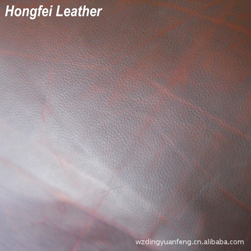现货处理荔枝纹 油皮 头层皮皮革 库存皮革
