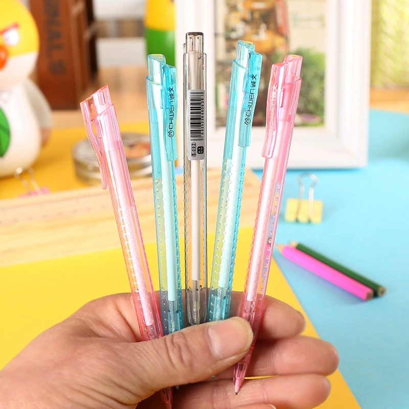 Классический треугольный автоматический карандаш Учащиеся начальной школы пишущая ручка канцелярские принадлежности оптом творческие канцелярские принадлежности ручка для занятий